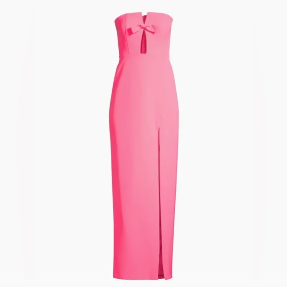 Liv Foster Sleeveless Crepe Gown - Picture 3 of 16